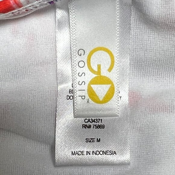 NWT GO by Gossip Palm Dazed Strappy Hipster Bikini Bottoms Size Medium Swimsuit - Picture 7 of 9